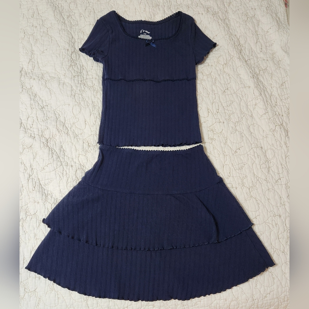 Art Class Navy Blue Kids Matching Set
